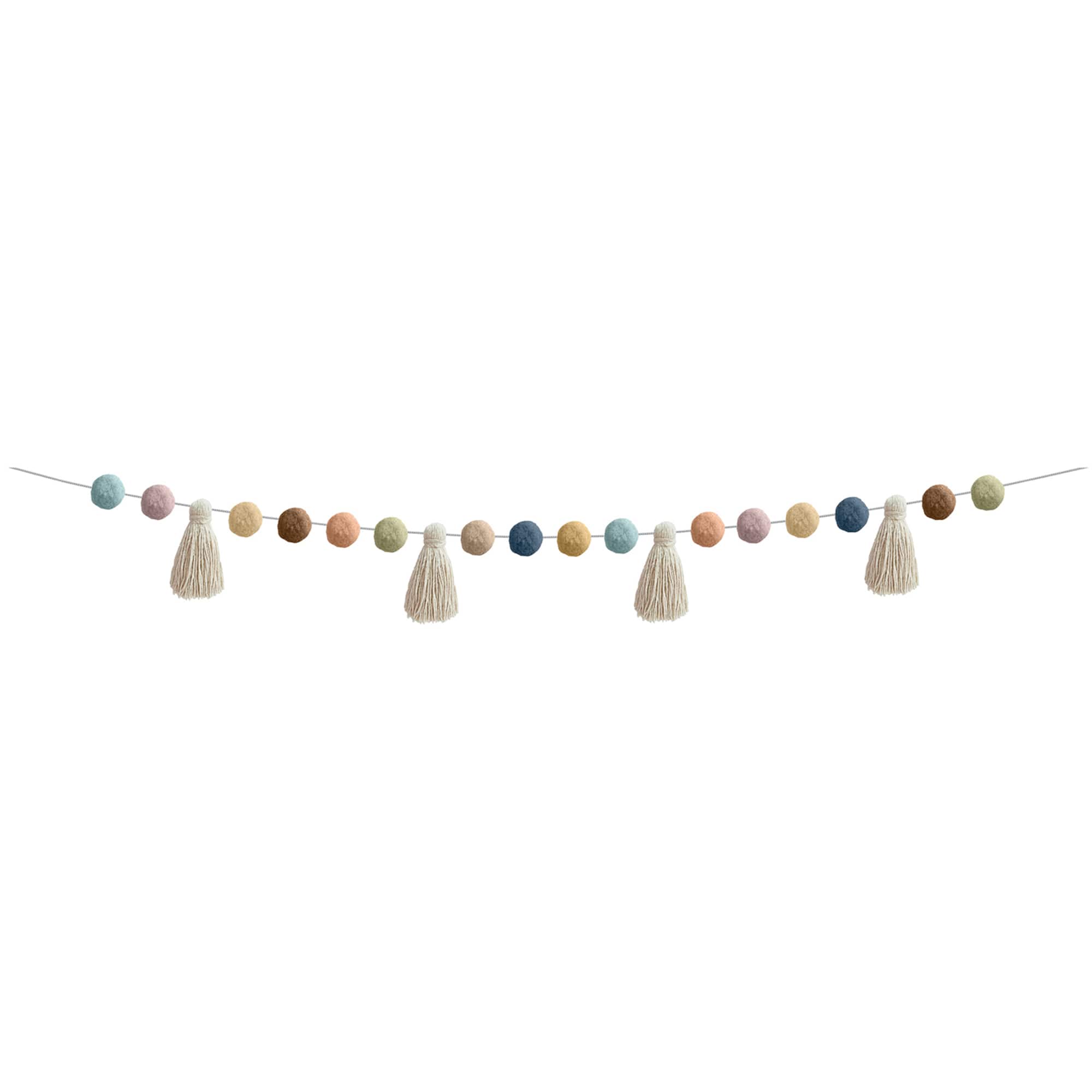 Teacher Created Resources Everyone is Welcome Pom Poms & Tassels Garlands, 3ct.